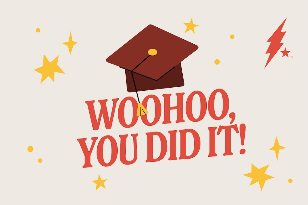 Woohoo, you did it!